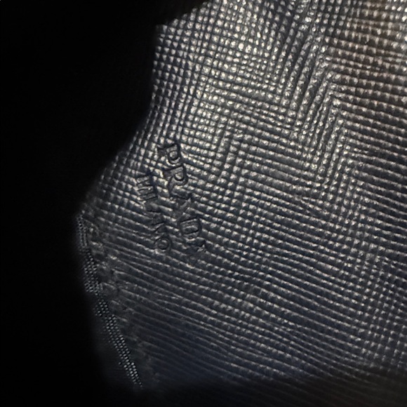 Prada Navy Leather Card Holder - Picture 3 of 5